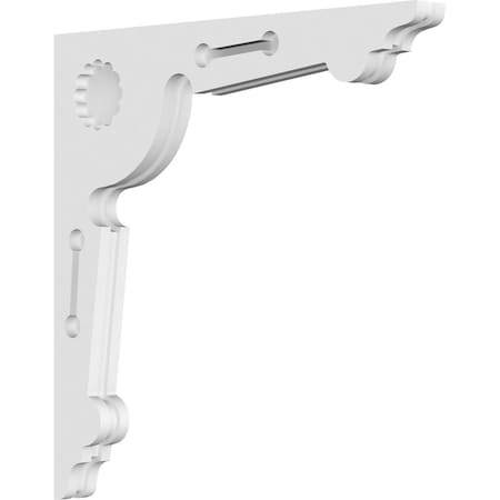 Cena Architectural Grade PVC Corbel, 1 7/8W X 22D X 22H